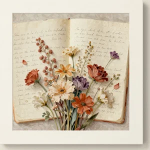 Flores no Caderno